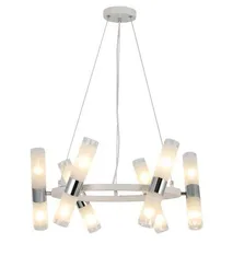 74784/12R WHITE+CHROME (1) Люстра (RL)