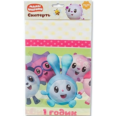 Скатерть п/э Малышарики 1,3х1,8м/G