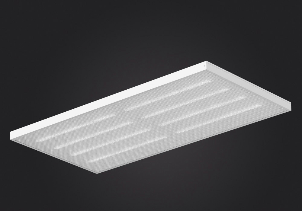 Светильник LED ДВО 70Вт 3000К 9000Лм IP54 призма 1195х595х40мм DARKLUM