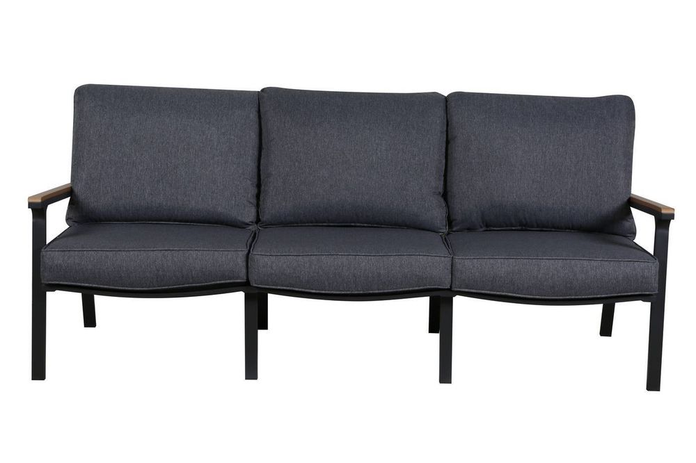 "Крокус" лаунж-зона 5-местная из алюминия, цвет темно-серый