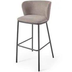 Барный стул Ciselia 75 см, светло-коричневый шенилл