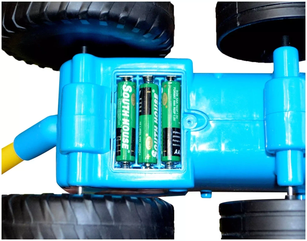 Каталка-игрушка Умка Синий Трактор с палкой (HT826-R)