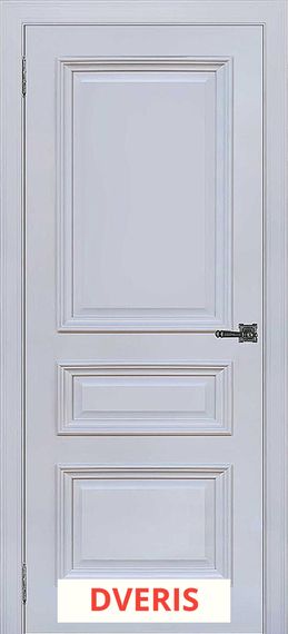 Межкомнатная дверь Неаполь 2 ПГ (Серый шелк Ral 7047)