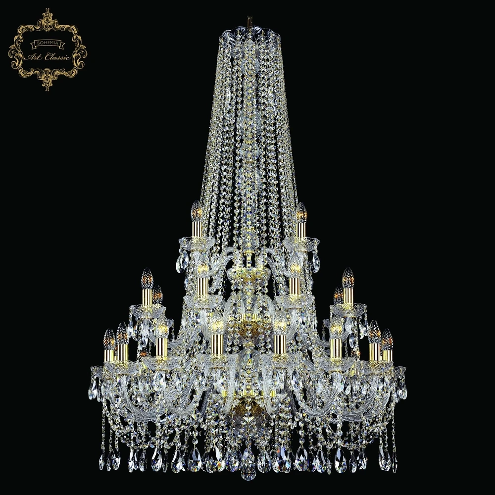 Подвесная люстра Art Classic 11.12.16+8+4.300.3d.h-130.Gd.Sp