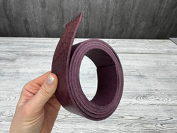 Ременная заготовка Миссури МС13 цв. Фиолетовый, толщ. 3,3-3,5 мм