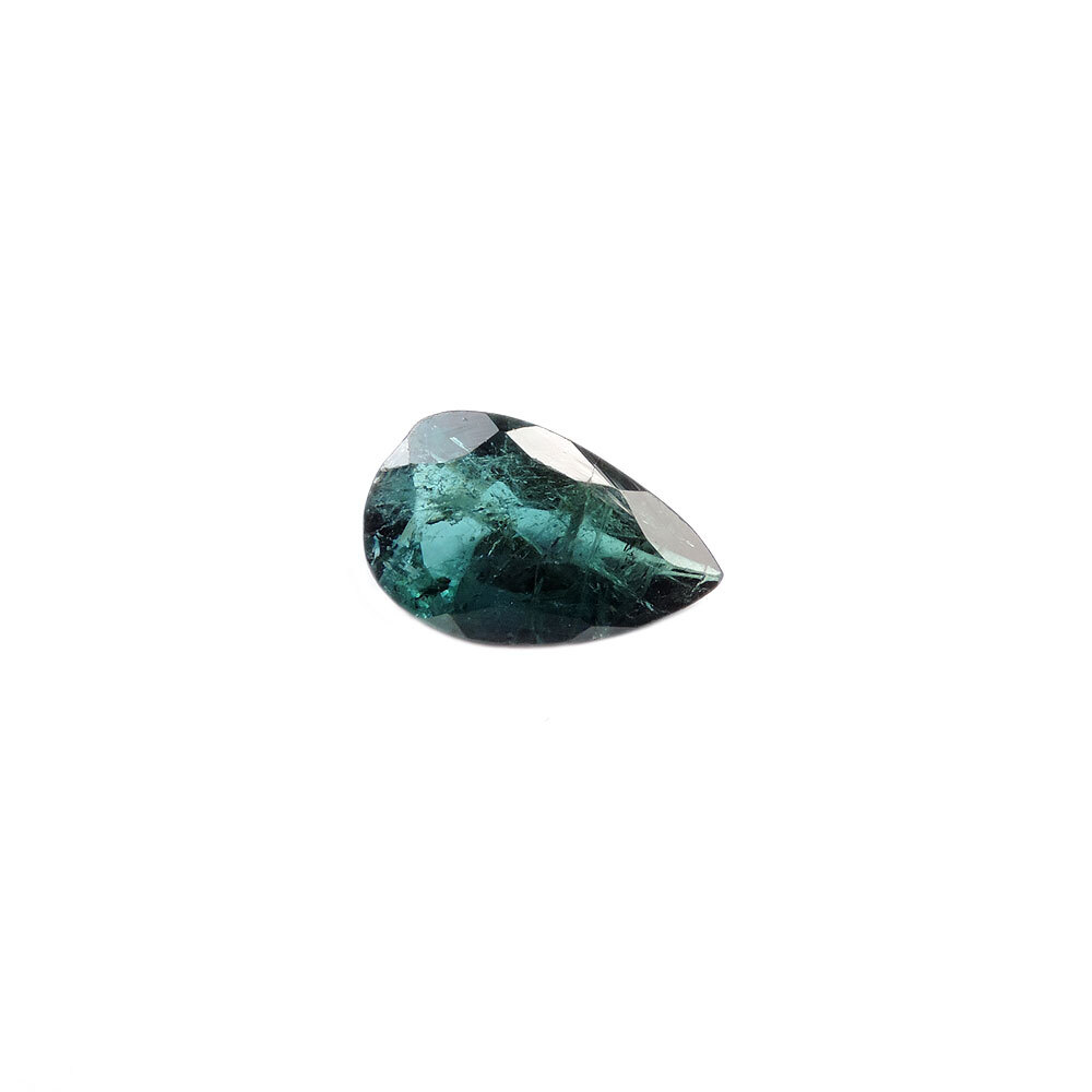 Вставка "Капля" турмалин синий 1.42ct