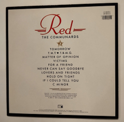 Винтажная виниловая пластинка LP The Communards Red (Germany 1987)