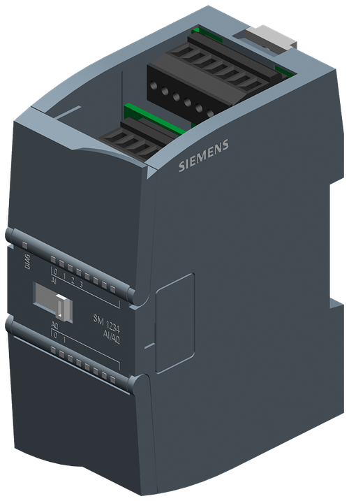 SIMATIC S7-1200, модуль аналогового ввода-вывода SM 1234, 4 AI/2 AO, SIEMENS 6ES7234-4HE32-0XB0