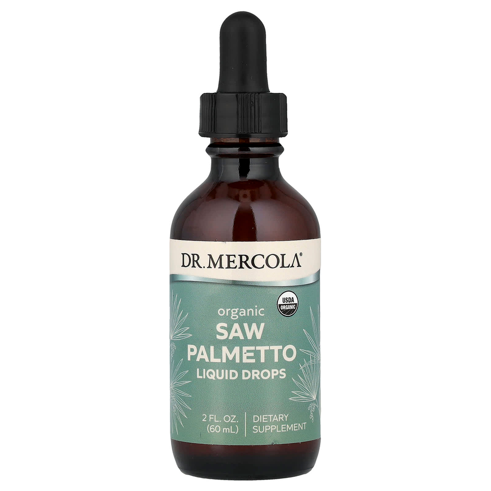 Dr. Mercola, органическая сереноя, капли, 60 мл (2 жидк. унции)
