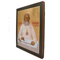 Святой Лука Крымский Симферопольский, Войно-Ясенецкий. Икона на дереве с мощевиком