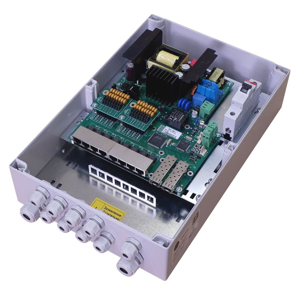 Уличный управляемый коммутатор на 8 PoE портов TFortis PSW-2G 8F+