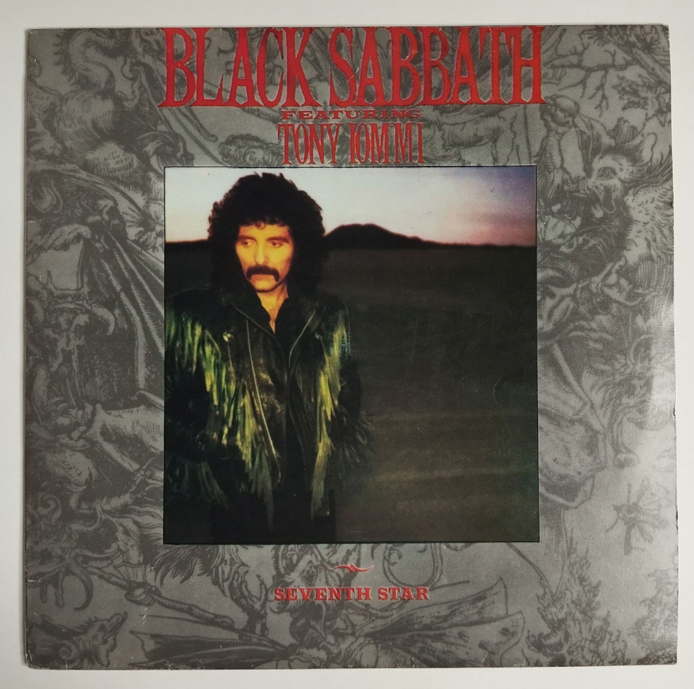 Винтажная виниловая пластинка LP Black Sabbath Featuring Tony Iommi Seventh Star (Югославия 1986)