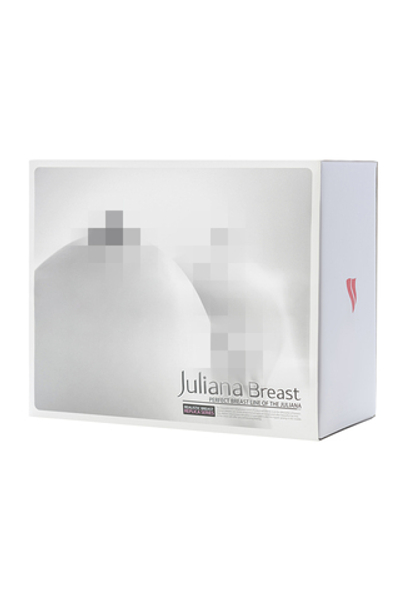 Мастурбатор реалистичный Kokos Juliana Breast с вибрацией и ротацией телесный 20 см