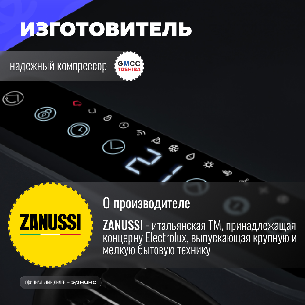 Мобильный кондиционер Zanussi Eclipse ZACM-07 UPB/N6 Black