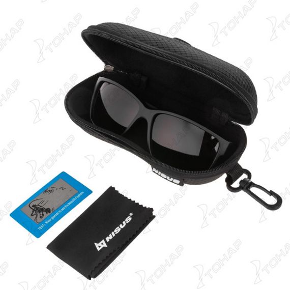 Очки поляризационные в жест.чехле (коричневый) (N-OP-PF2015-C) Nisus