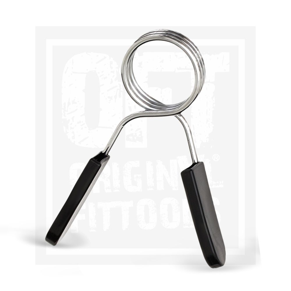 Замок пружинный с прямыми обрезиненными лапками 51 мм