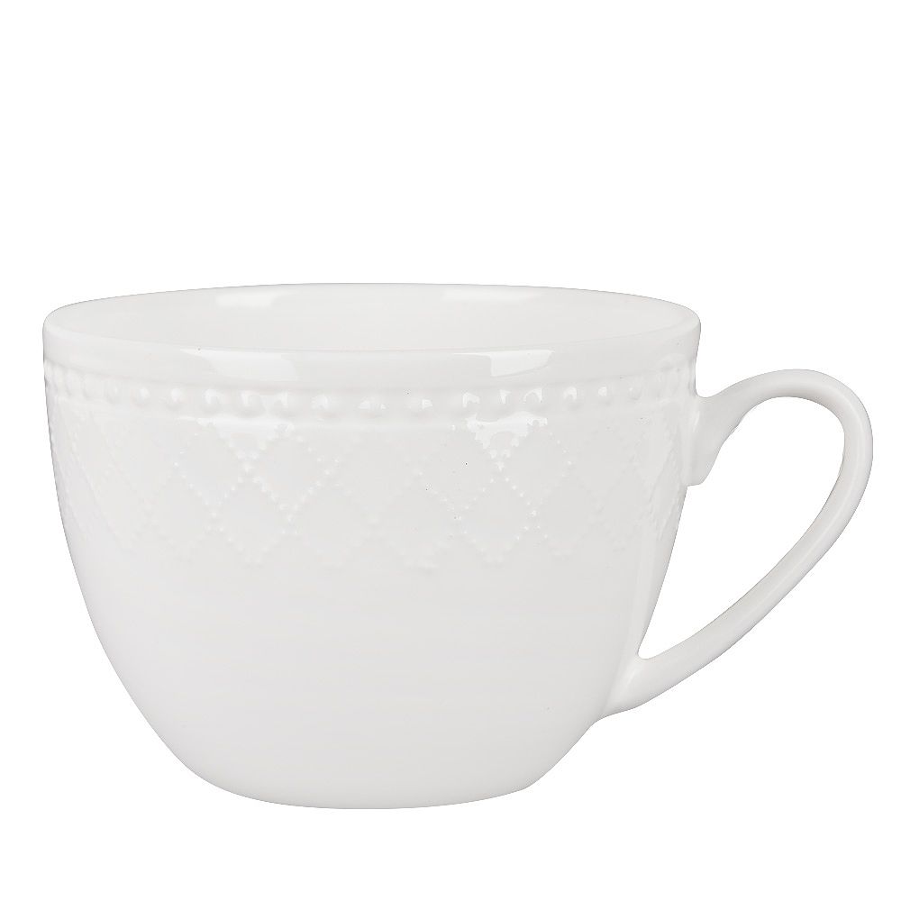 Чайная пара "Vivien" v=260мл (min6) (костяной фарфор) (транспортная упаковка)