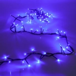 Гирлянда для дома НИТЬ «Твинкл Лайт» 3 м 100 ламп LED, черн.пров, 8 реж, IP-20. Синий (возможность соединения)