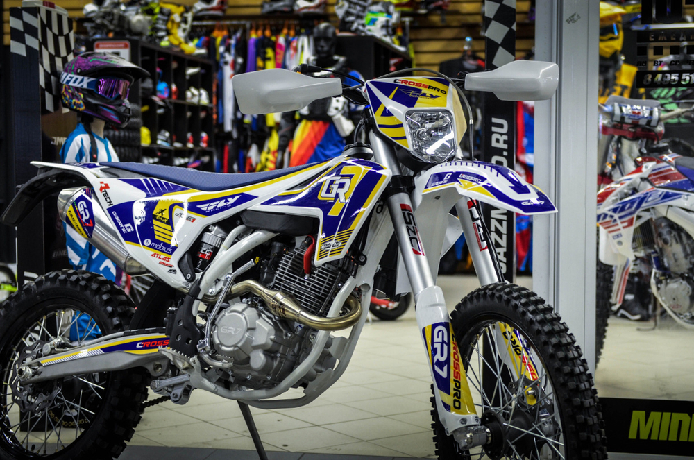 Мотоцикл GR7 F250A Enduro LITE 4T 21/18 (стоп-сигнал спидометр) (2018 г.)