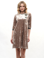 Платье женское бархатное