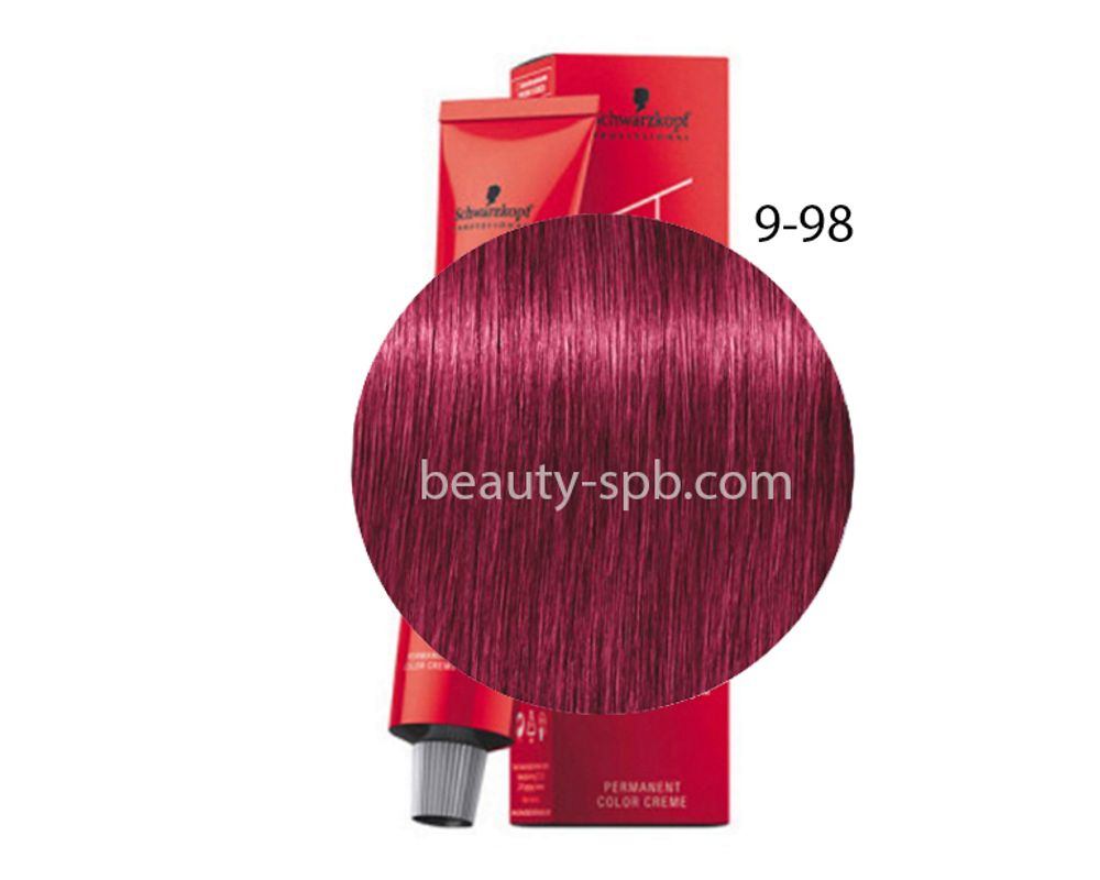 Schwarzkopf Professional краска для волос Игора Royal цвет 9-98 Блондин фиолетовый красный 60мл