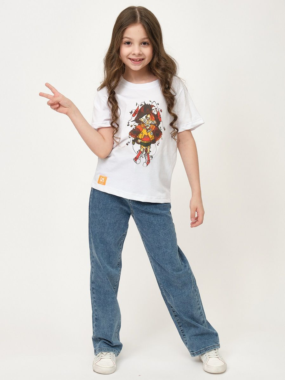 Детская футболка с принтом Venus (Размер: 128-134) (Цвет: белый)