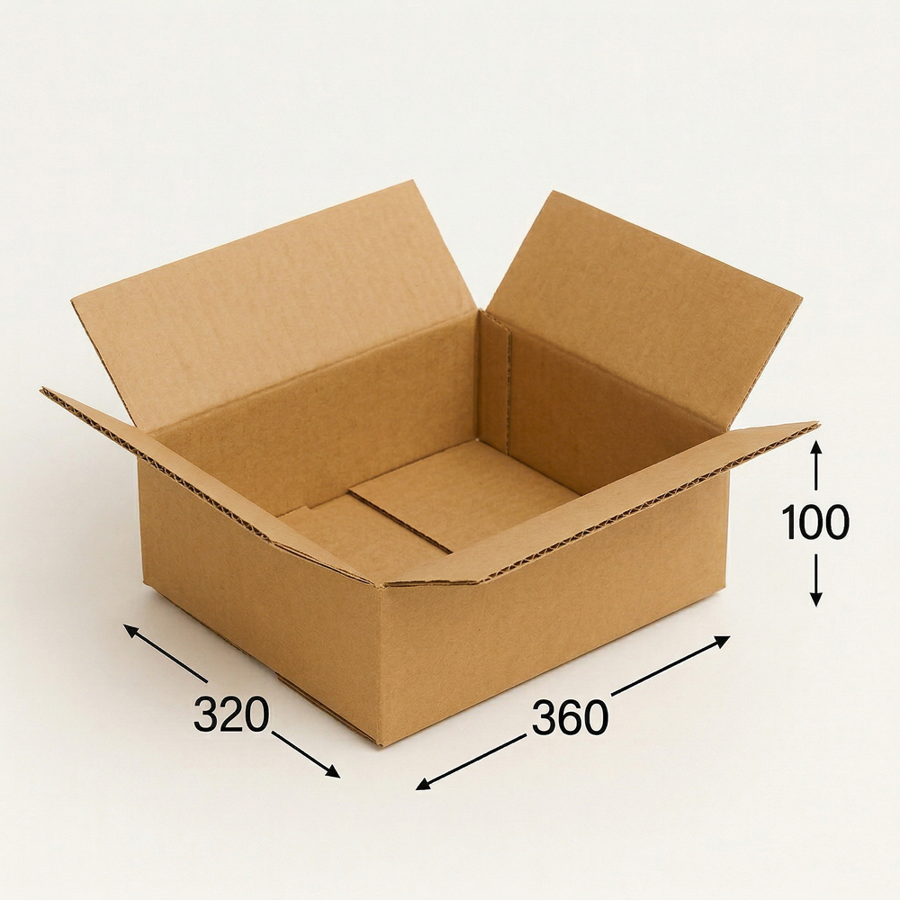 Коробка картонная 360х320х100 мм