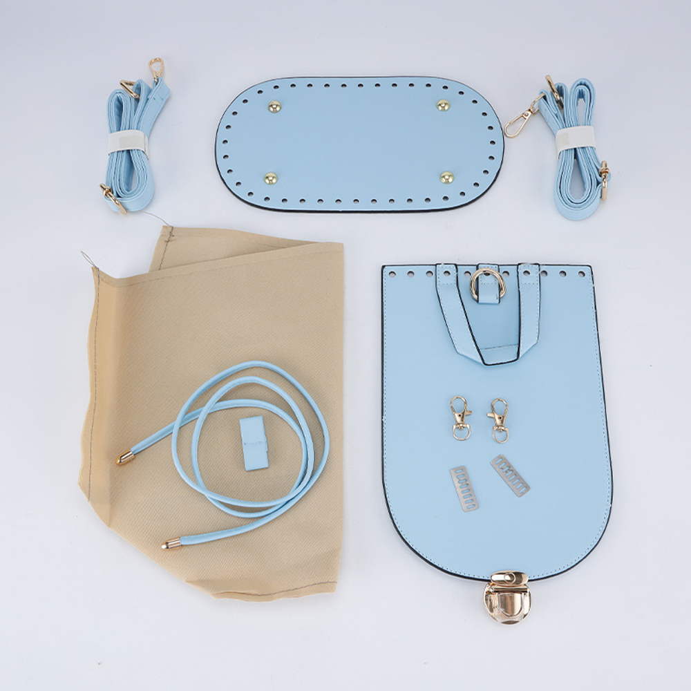 Набор для изготовления сумок из 5 предметов (Голубой)