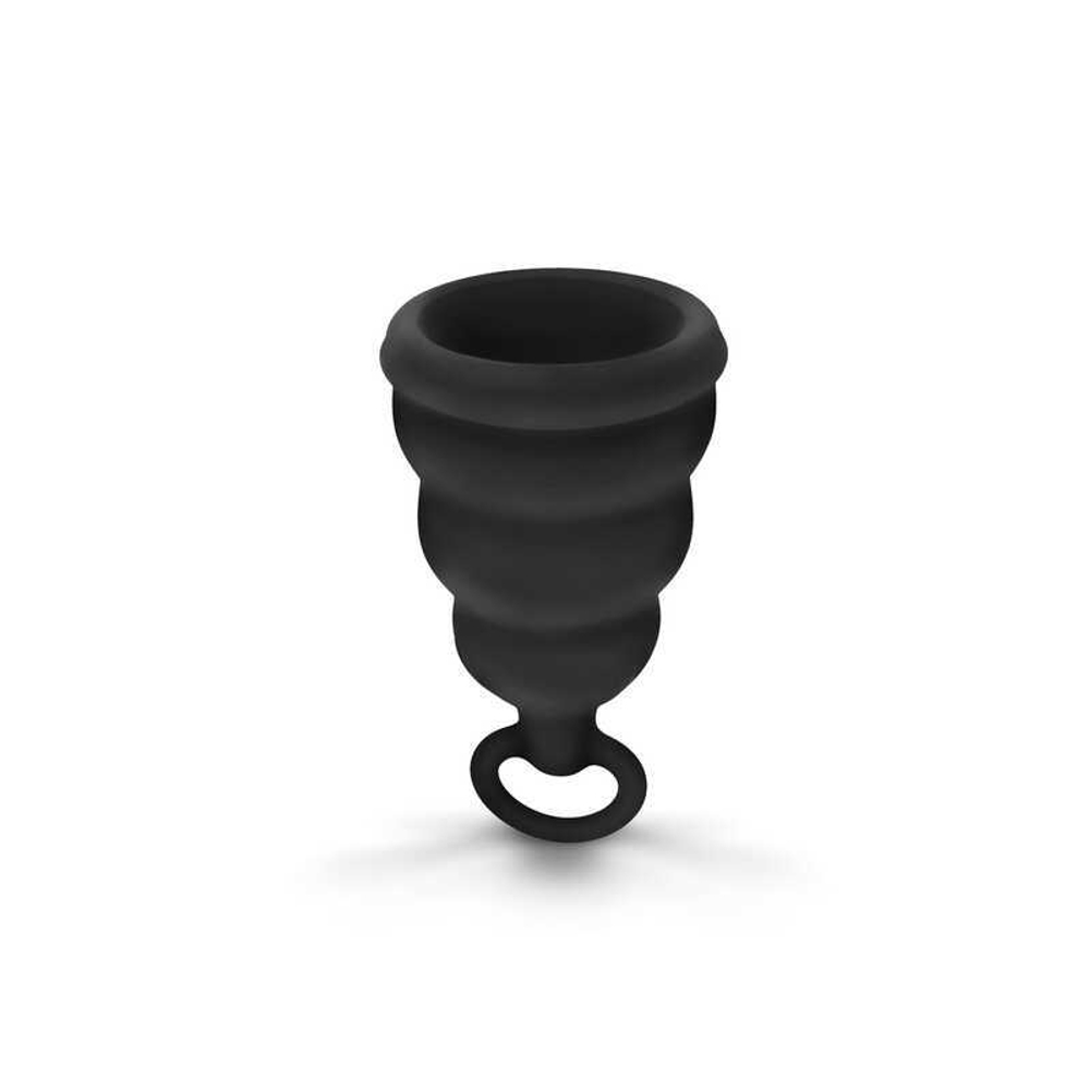 Gvibe Gcup Black - Силиконовая менструальная чаша с защитой от протечек