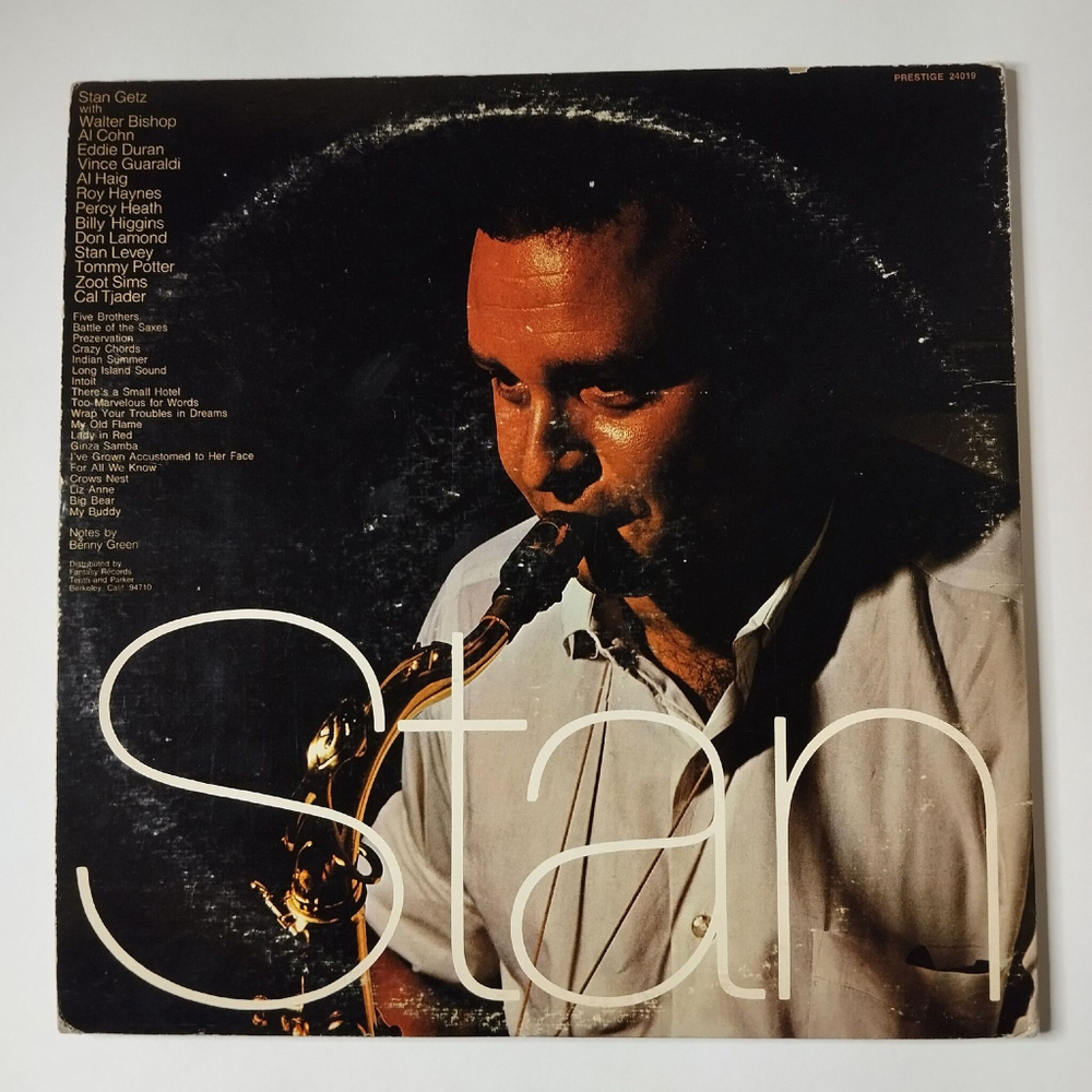 Винтажная виниловая пластинка LP Stan Getz (USA 1972) The Lady In Red