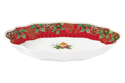 Блюдо 30х21х5см Easy Life Рождественские ягоды