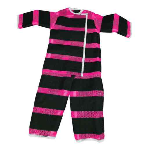 Липучий костюм, розовый, размер М, для роста 1.3м-1.55 м