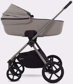 Детская коляска Rant Teo Soft 3 в 1 с автокреслом Miro Black Cloud