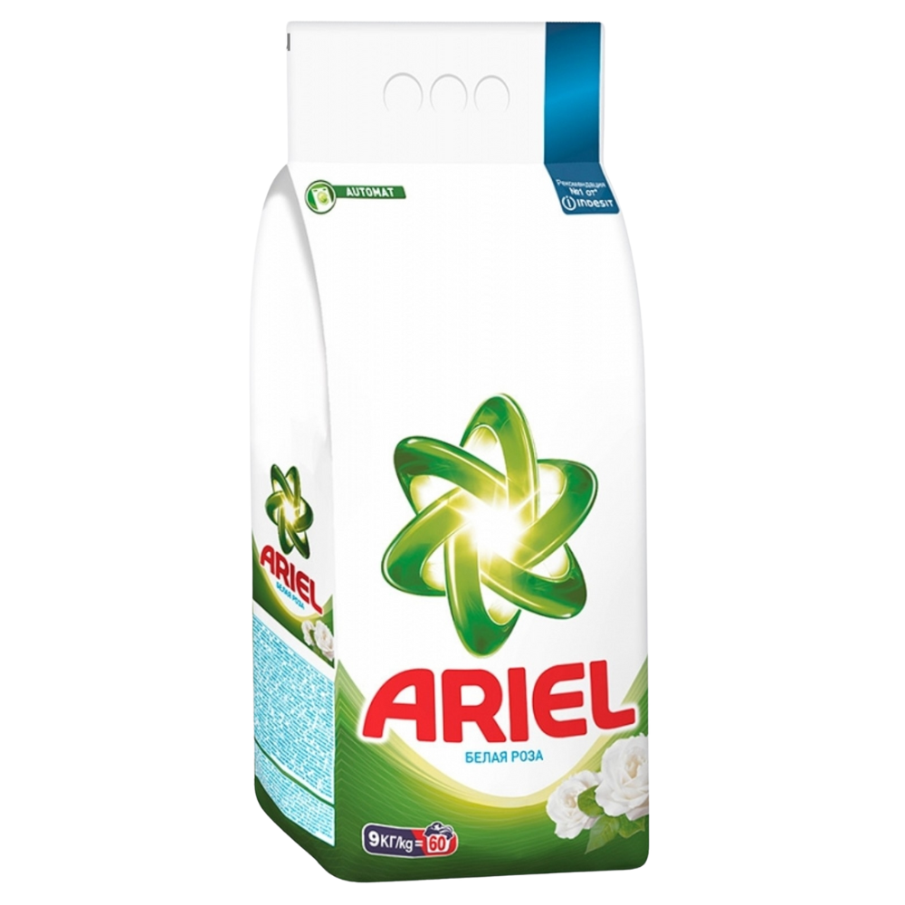Стиральный порошок Ariel Белая роза 9 кг