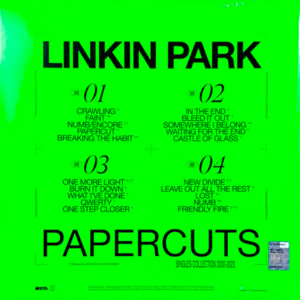 Linkin Park / Papercuts — Singles Collection 2000-2023 (Coloured Vinyl)(2LP)