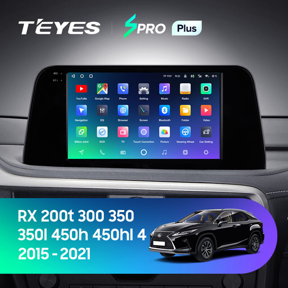 Teyes SPRO Plus 9" для Lexus RX200t RX 300 RX350 2019+