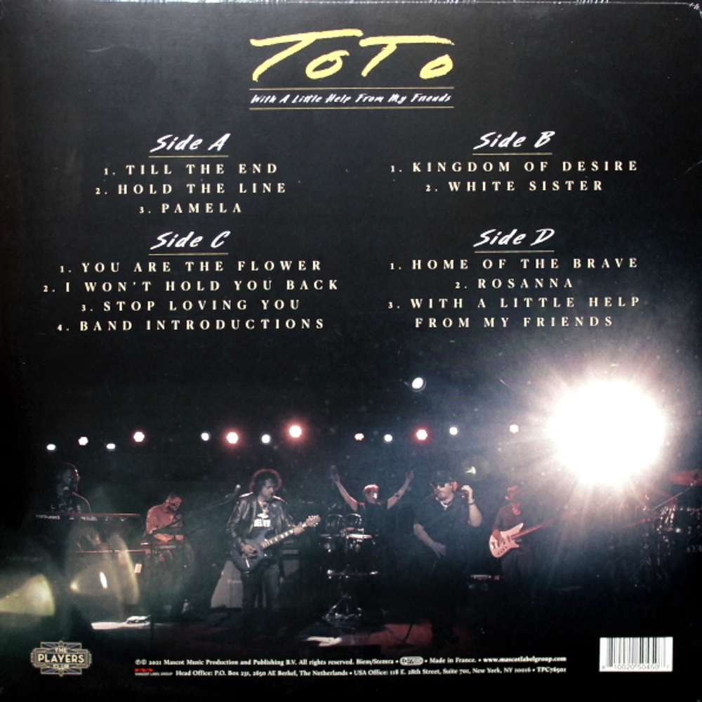Toto / With A Little Help From My Friends (Clear Vinyl)(2LP)