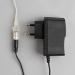 5198408 Гирлянда "Мишура" 2 м роса, IP20, серебристая нить, 200 LED, свечение белое, фиксинг, 12 В