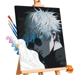 Картина по номерам Магическая битва Годжо Сатору