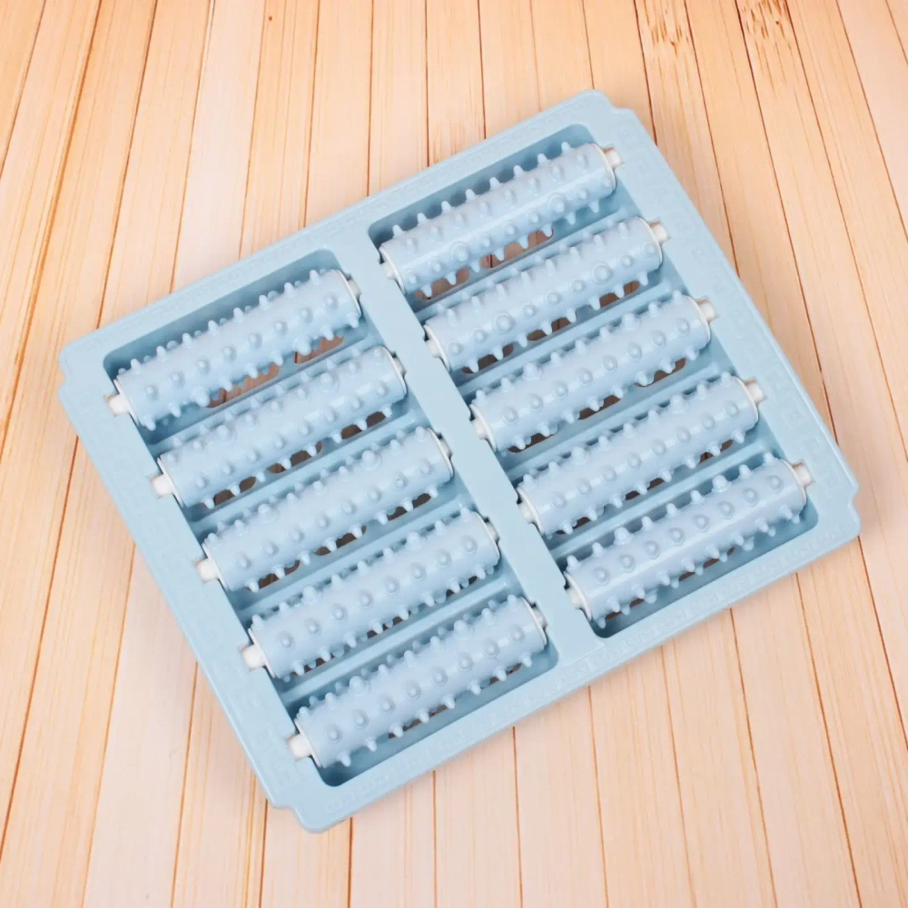 Массажер для ног роликовый «Grateful feet» 26*22 см, голубой