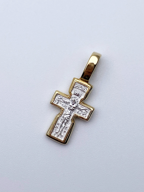 Крест из серебра/Позолота/Георгий Победоносец