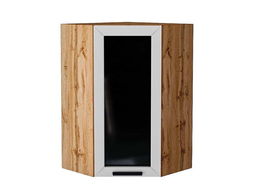 Шкаф верхний угловой остекленный Глетчер