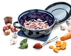 BK Holland Кастрюля Индиго 20 см 2,5 л синий