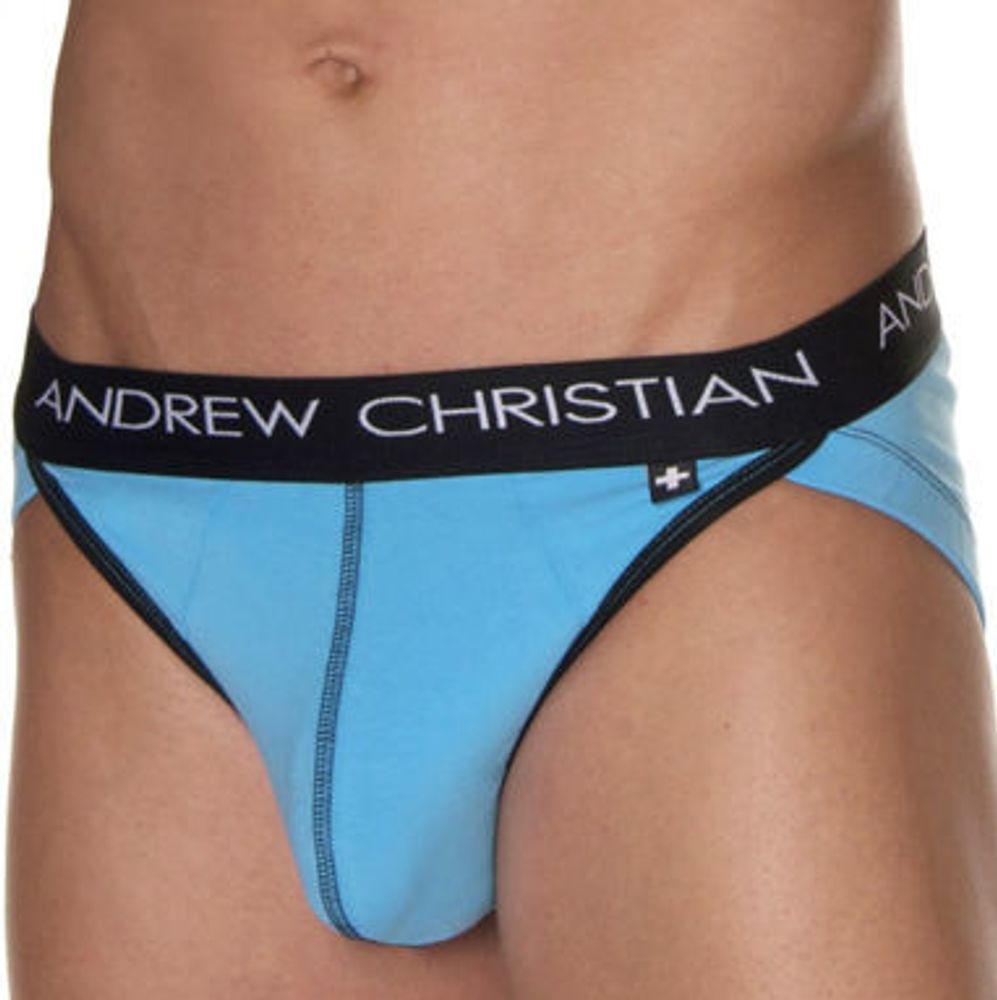 Мужские трусы брифы Andrew Christian Flashlift Brief Pro Aqua AC42