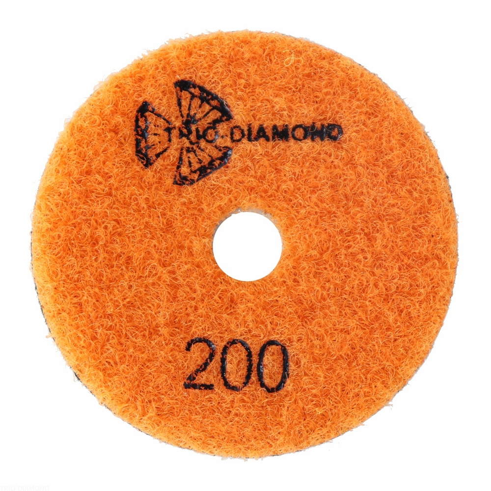 Алмазный гибкий шлифовальный круг "Черепашка" 50мм № 200 (сухая шлифовка), 364200