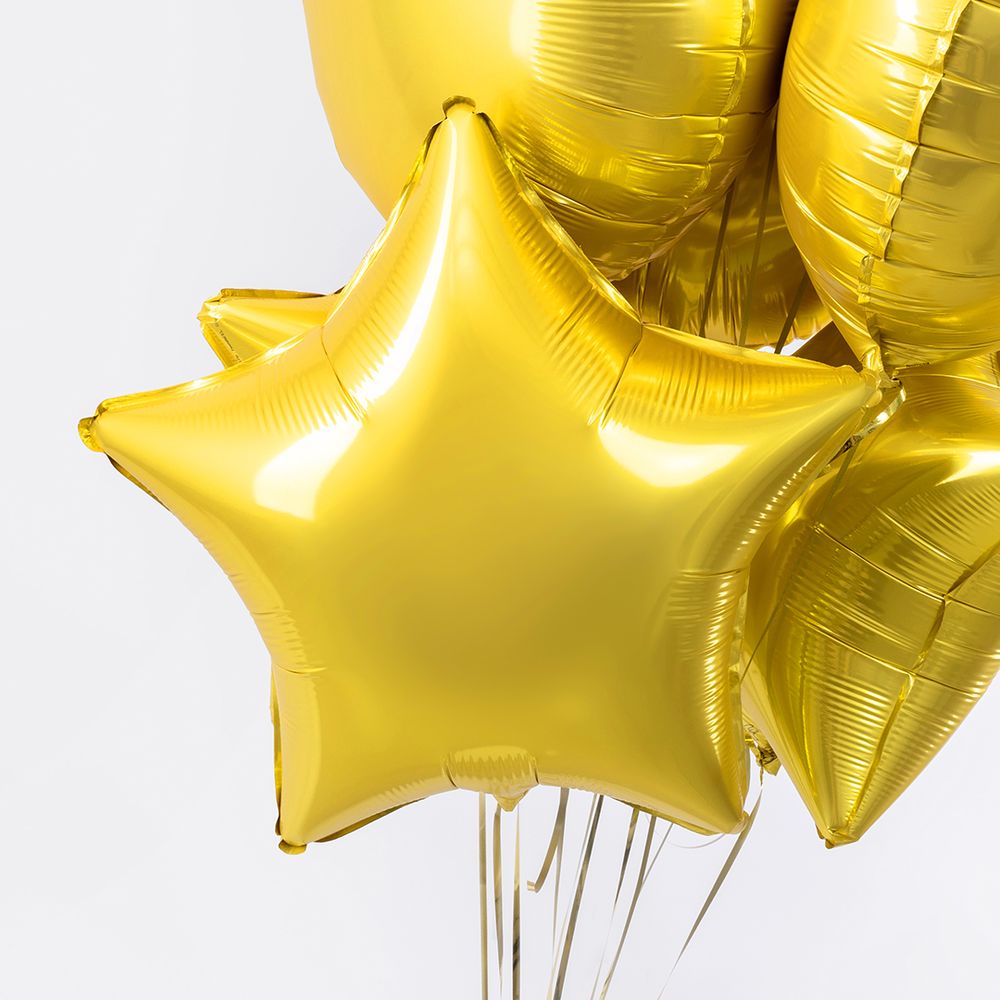 F Шар Звезда 18''/46 см, Желтый (БГ-15)  Изображение2