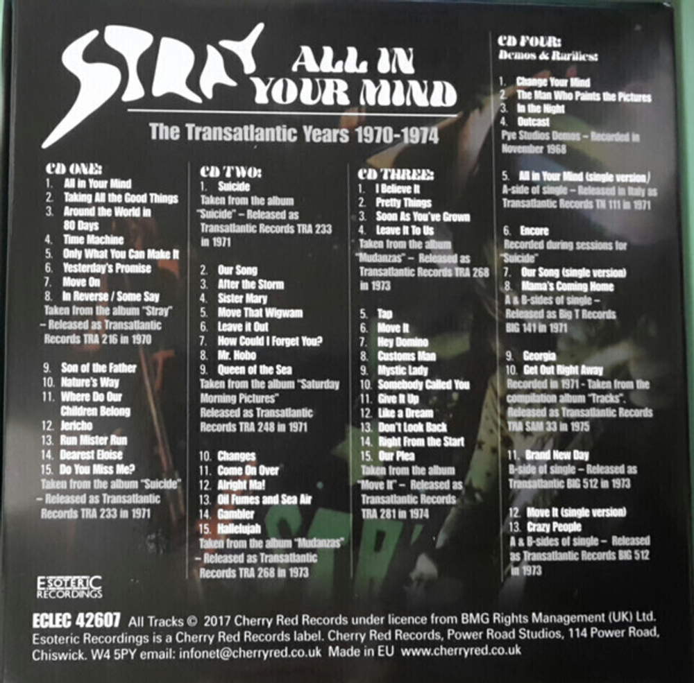 Stray / All In Your Mind - The Transatlantic Years 1970-1974 (4CD)