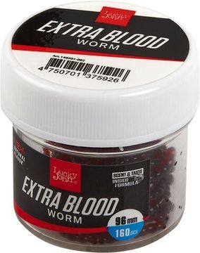 Насадки искусственные съедобные LJ Pro Series EXTRA BLOOD WORM XL мотыль 160шт.