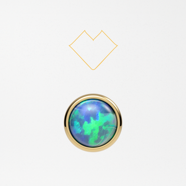 Cab tops with synthetic opal NOVIZIO