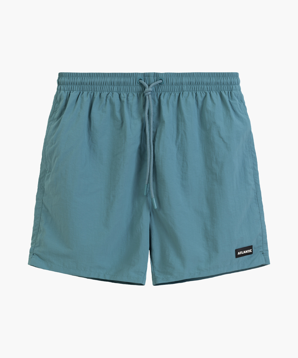 Пляжные шорты мужские Atlantic, 1 шт. в уп., нейлон, изумрудные, KMB-225